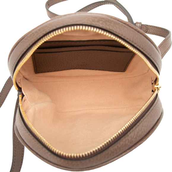 Pre-Loved Gucci Mini GG Supreme Web Ophidia Round Backpack